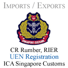 Singapore Customs ICA CR Registration